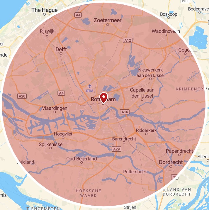 Rotterdam-Rijnmond-Werkgebied Werkgebied van Aannemer Rotterdam ook in omgeving Rijnmond