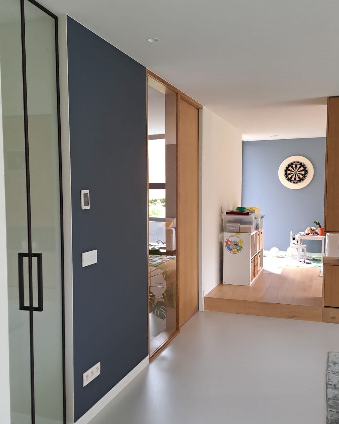 Woonkamer geschilderd voor klant in Rotterdam